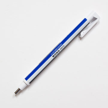 Tombow MONO Zero round tip set blue/white/black