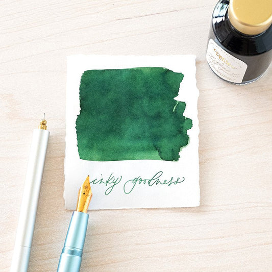 Tom's Studio Fountain Pen Ink New Forest Green