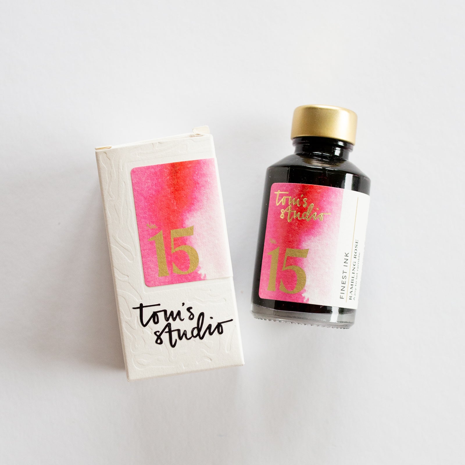Tom's Studio Fountain Pen Ink 15 Rambling Rose – Splendith