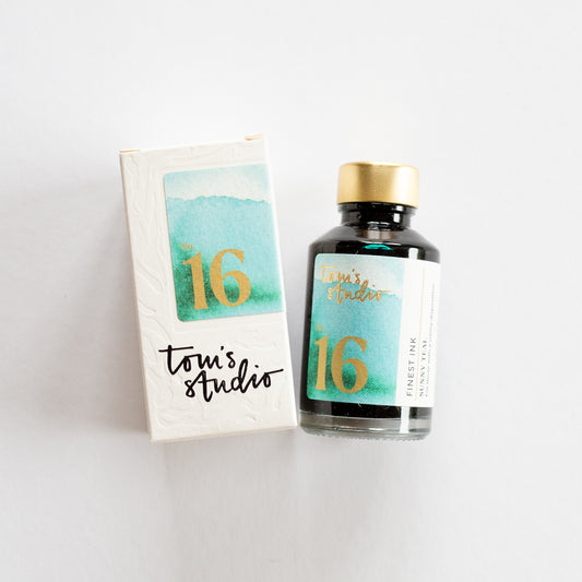 Tom's Studio Fountain Pen Ink 16 Sunny Teal