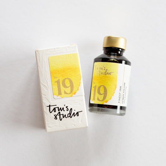 Tom's Studio Fountain Pen Ink 19 Lemon Yellow