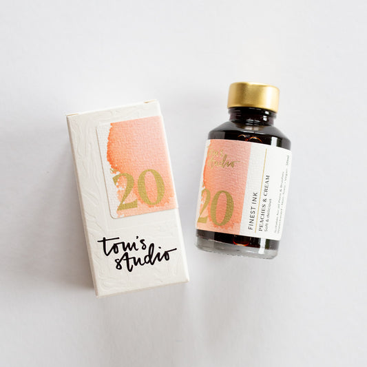 Tom's Studio Fountain Pen Ink 20 Peaches & Cream