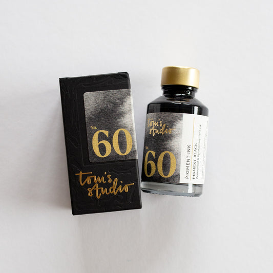 Tom's Studio Fountain Pen Ink 60 Pigment Black