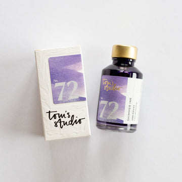 Tom's Studio Fountain Pen Ink 72 Amethyst (Shimmer)