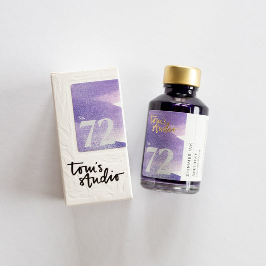 Tom's Studio Fountain Pen Ink 72 Amethyst (Shimmer)