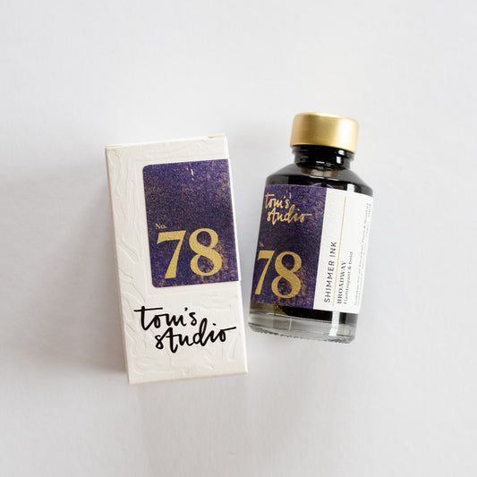 Tom's Studio Fountain Pen Ink 78 Broadway (Shimmer)