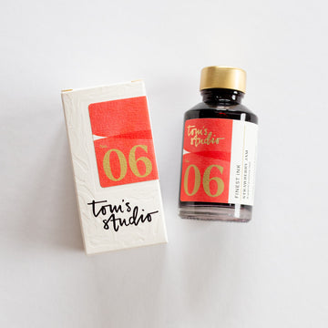 Tom's Studio Fountain Pen Ink 06 Strawberry Jam
