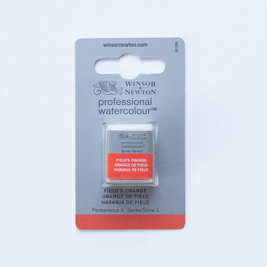 Winsor & Newton Professional Watercolour Halve nap Field's Orange 2