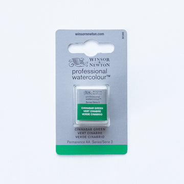 Winsor & Newton Professional Watercolour Halve nap Cinnabar Green 2