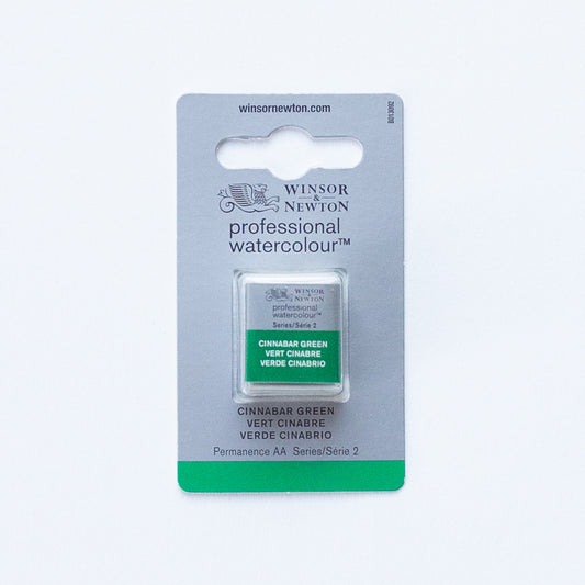 Winsor & Newton Professional Watercolour Halve nap Cinnabar Green 2