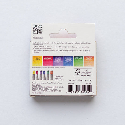 Winsor & Newton Professional Watercolour Set 6x5ml Floral