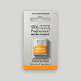 Winsor & Newton Professional Water Colour half pan Cadmium Orange 4
