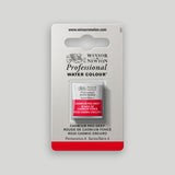 Winsor & Newton Professional Water Colour half pan Cadmium Red Deep 4