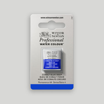 Winsor & Newton Professional Water Colour half pan Cobalt Blue Deep 4