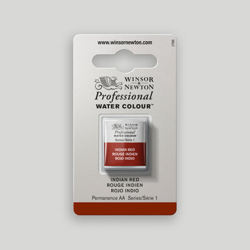 Winsor &amp; Newton Professional Water Color half pan Indian Red 1