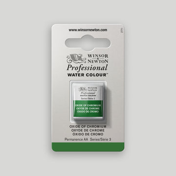 Winsor &amp; Newton Professionelle Wasserfarbe, halbe Pfanne, Chromoxid 3