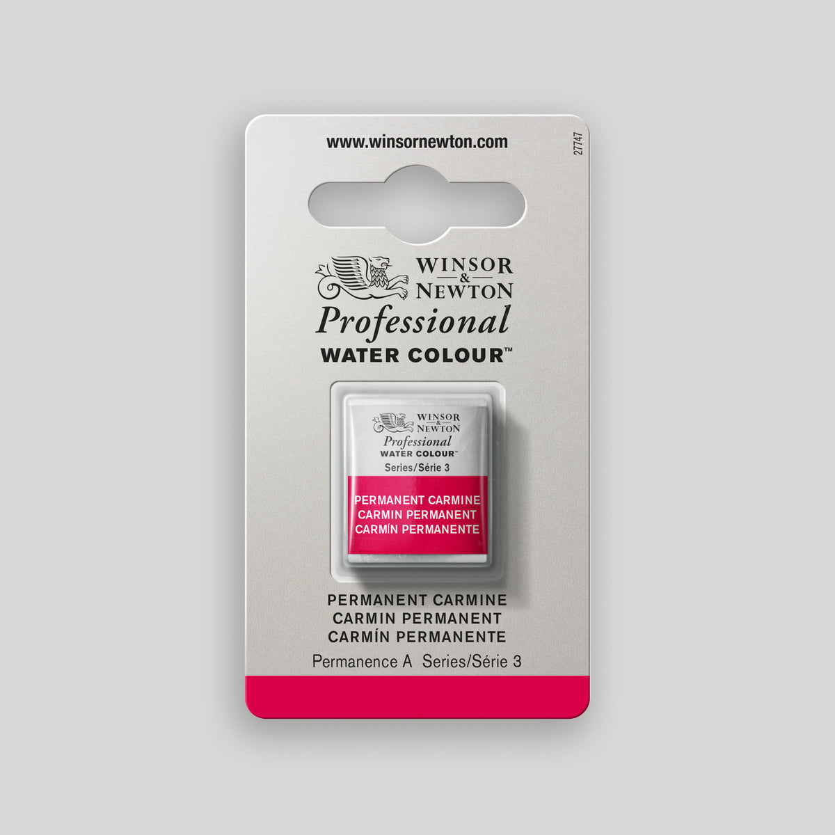 Winsor &amp; Newton Professional Water Color Halbpfanne Permanent Carmine 3