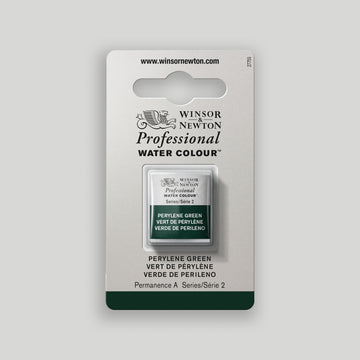 Winsor & Newton Professional Water Colour half pan Perylene Green 2