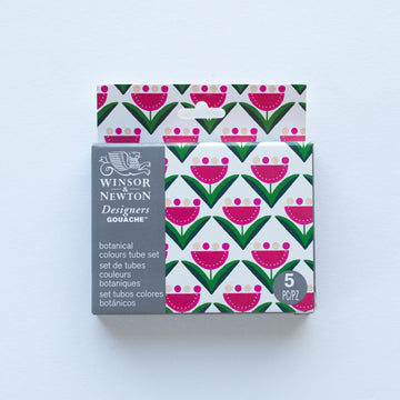 Winsor & Newton Designers Gouache Set Botanical 5x14ml