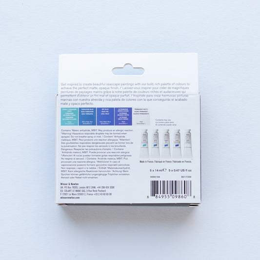Winsor & Newton Designers Gouache Set Seascape 5x14ml
