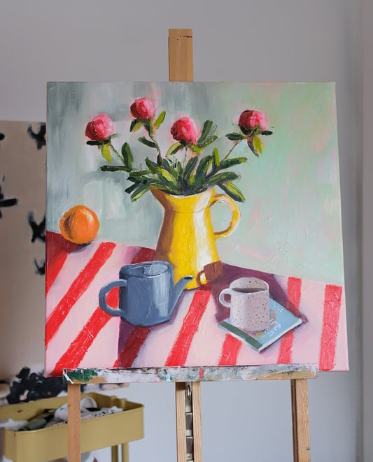 Masterclass 2026 Stilleven met Acrylverf en Oliesticks door Marloes de Vries 21 maart