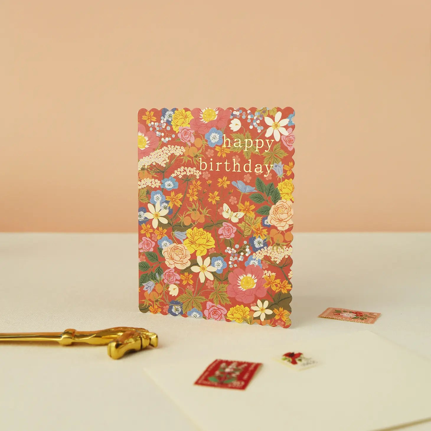 Birthday card 'Dusk Flora' by Botanica Paper co.
