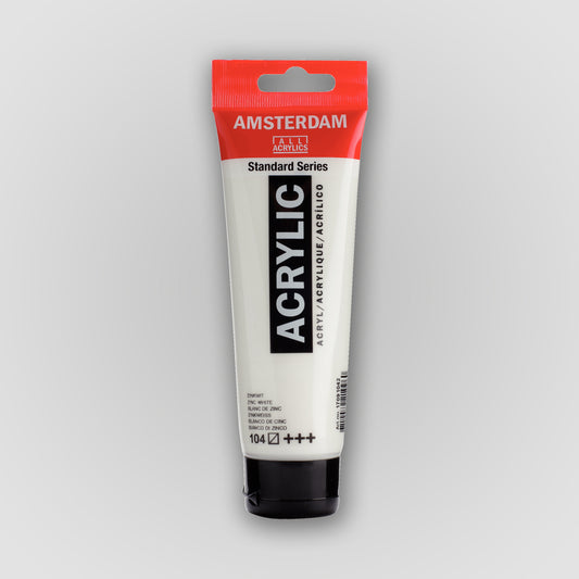 Amsterdam Acrylfarbe 120 ml 104 Zinkweiß