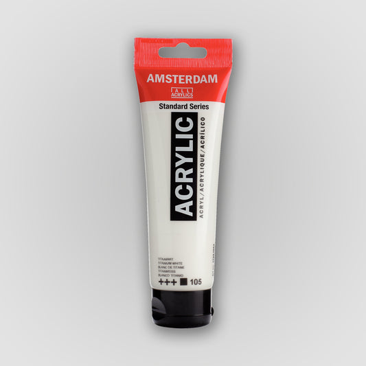 Amsterdam Acrylic paint 120 ml 105 Titanium white