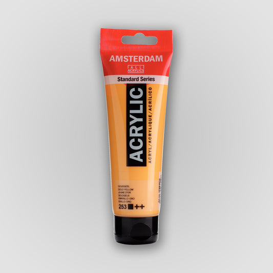 Amsterdam Acrylverf 253 Goudgeel 120ml