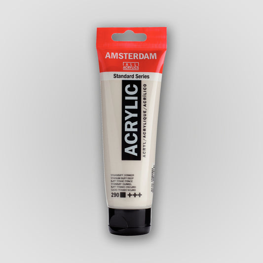 Amsterdam Acrylic paint 120 ml 290 Titan Buff Dark