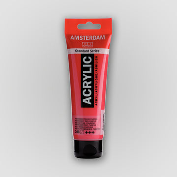 Amsterdam Acrylverf 120 ml 348 Permanentrood Purper