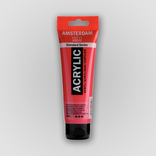 Amsterdam Acrylfarbe 120 ml 348 Permanent Rot Lila