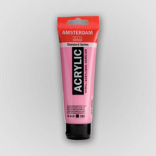 Amsterdam Acrylverf 385 Quinacridoneroze Licht 120ml