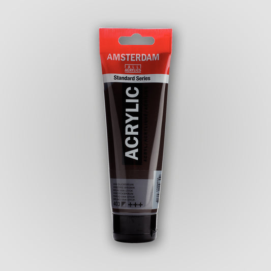 Amsterdam Acrylic paint 120 ml 403 Van Dijck brown