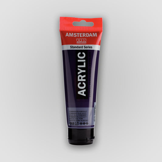 Amsterdam Acrylic paint 120 ml 568 Permanent blue violet