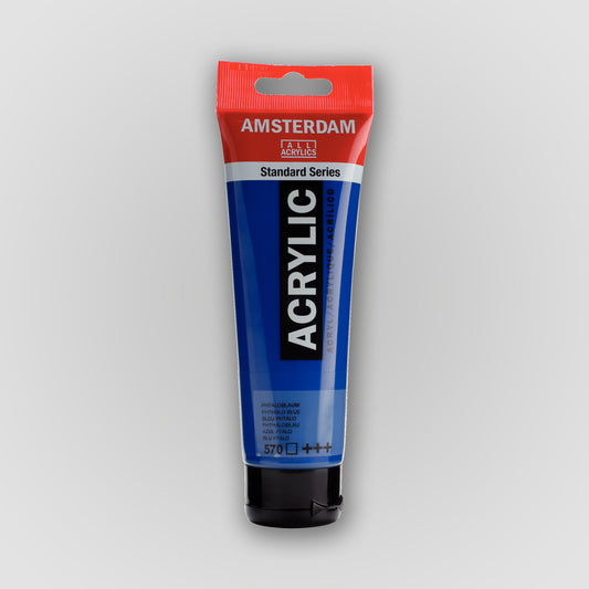 Amsterdam Acrylic paint 120 ml 570 Phtalo blue