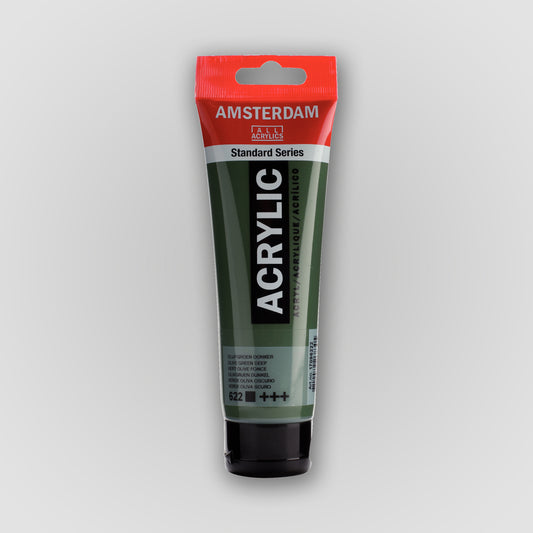 Amsterdam Acrylic Paint 120 ml 622 Olive Green Dark