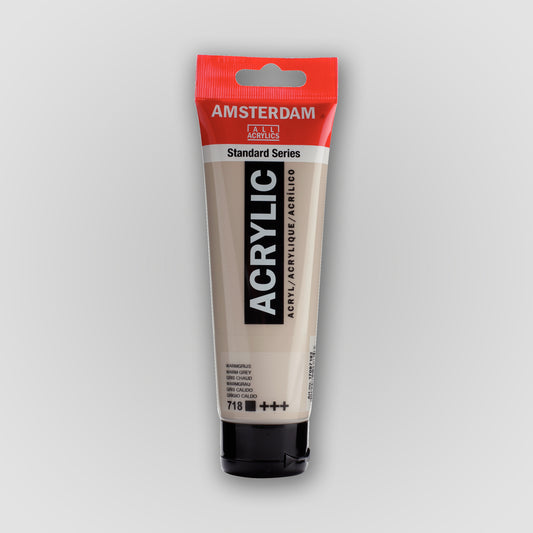 Amsterdam Acrylic paint 120 ml 718 Warm gray