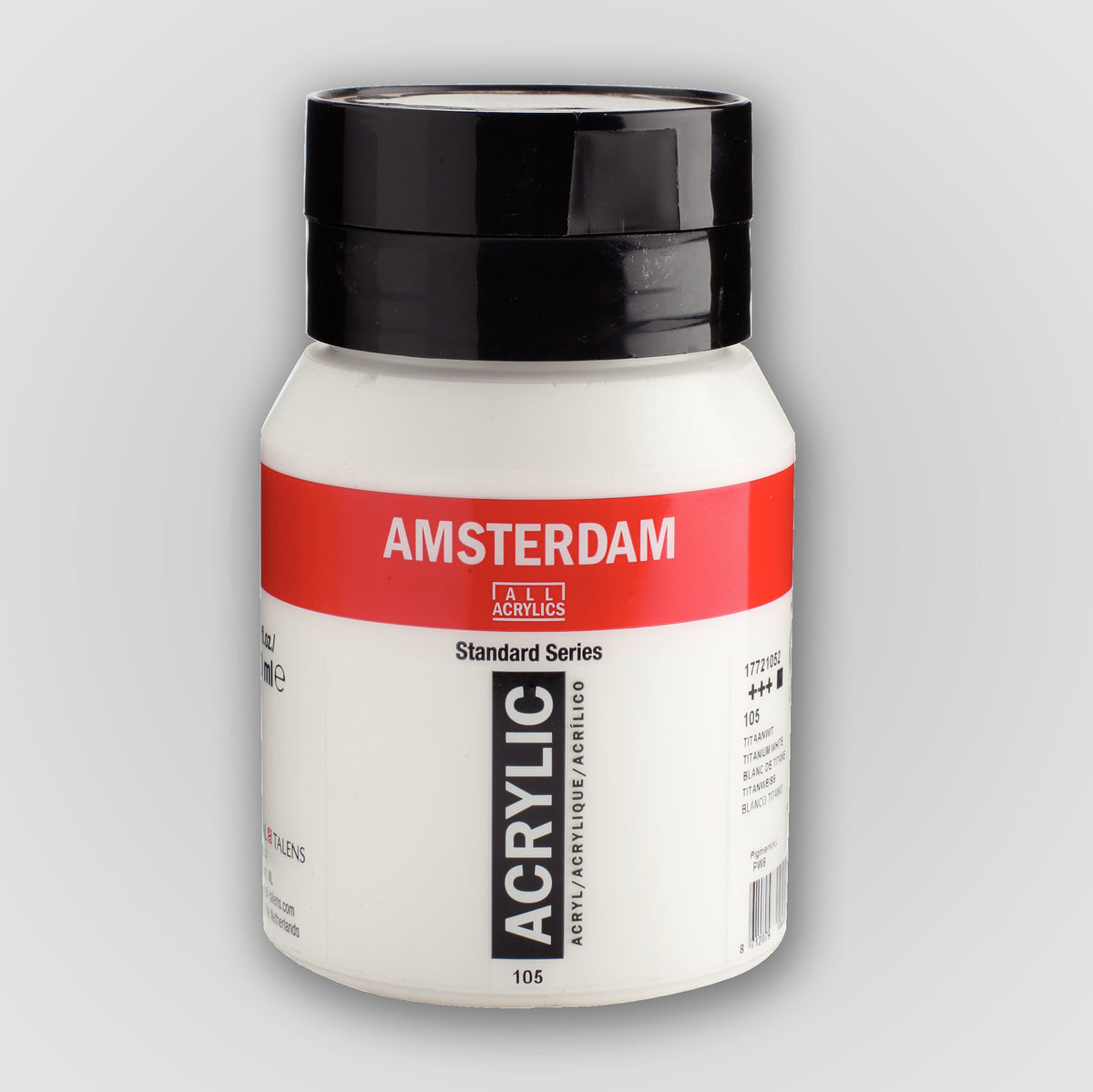 Amsterdam Acrylic paint 500 ml 105 Titanium white