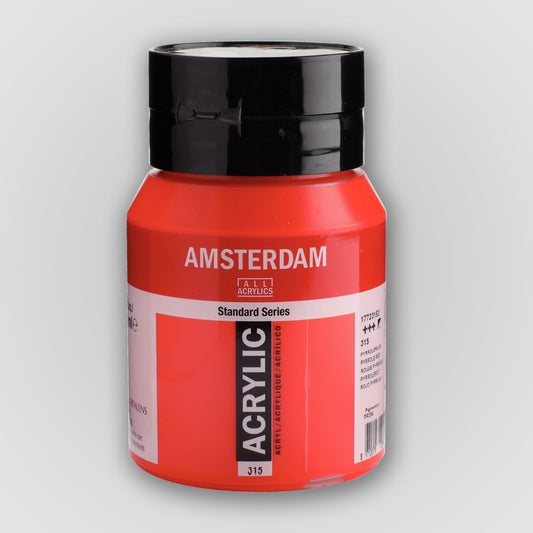 Amsterdam Acrylic paint 500 ml 315 Pyrrole red