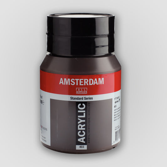 Amsterdam Acrylic paint 500 ml 403 Van Dijck brown