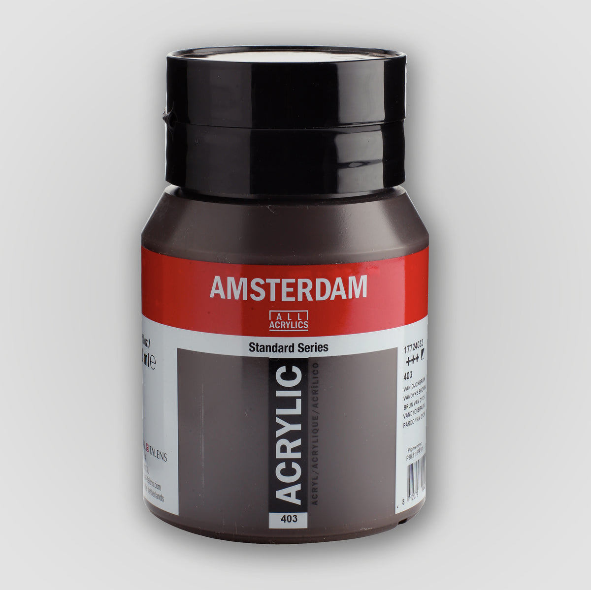 Amsterdam Acrylfarbe 500 ml 403 Van Dijck braun