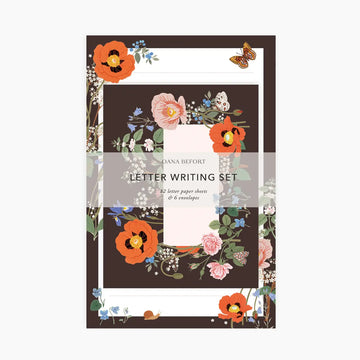 Letter writing set 'Wild flowers' by Botanica Paper co.