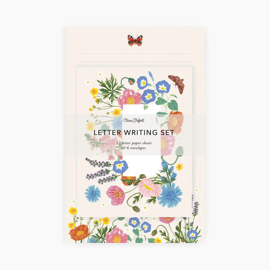 Letter writing set 'Prairie' by Botanica Paper co.