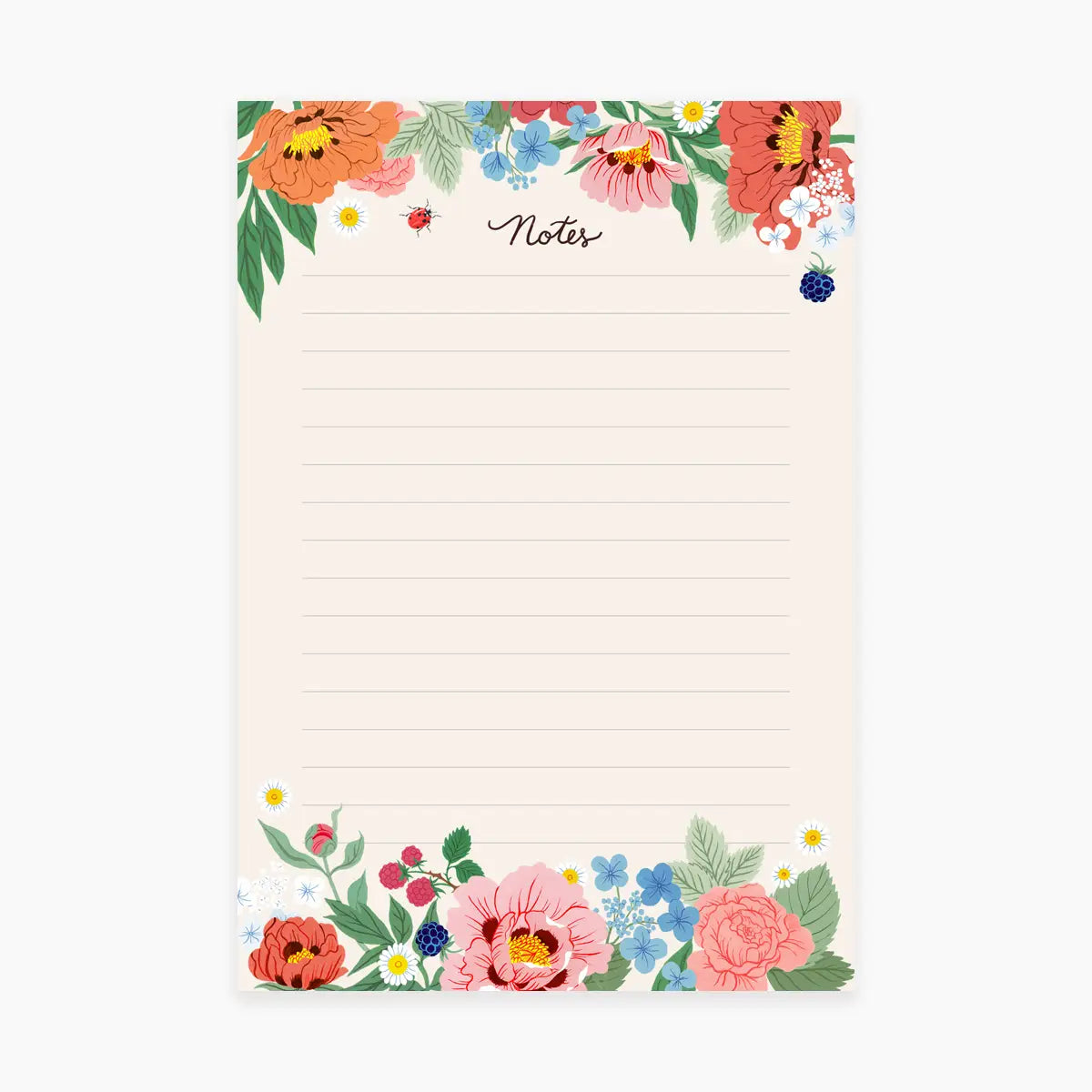 Notepad 'Floral' by Botanica Paper co.