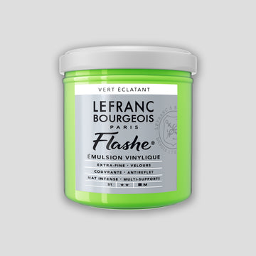 Lefranc Bourgeois Flashe Acrylic Paint 125ml Bright Green