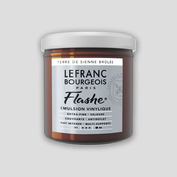 Lefranc Bourgeois Flashe Acrylfarbe, 125 ml, gebrannte Siena