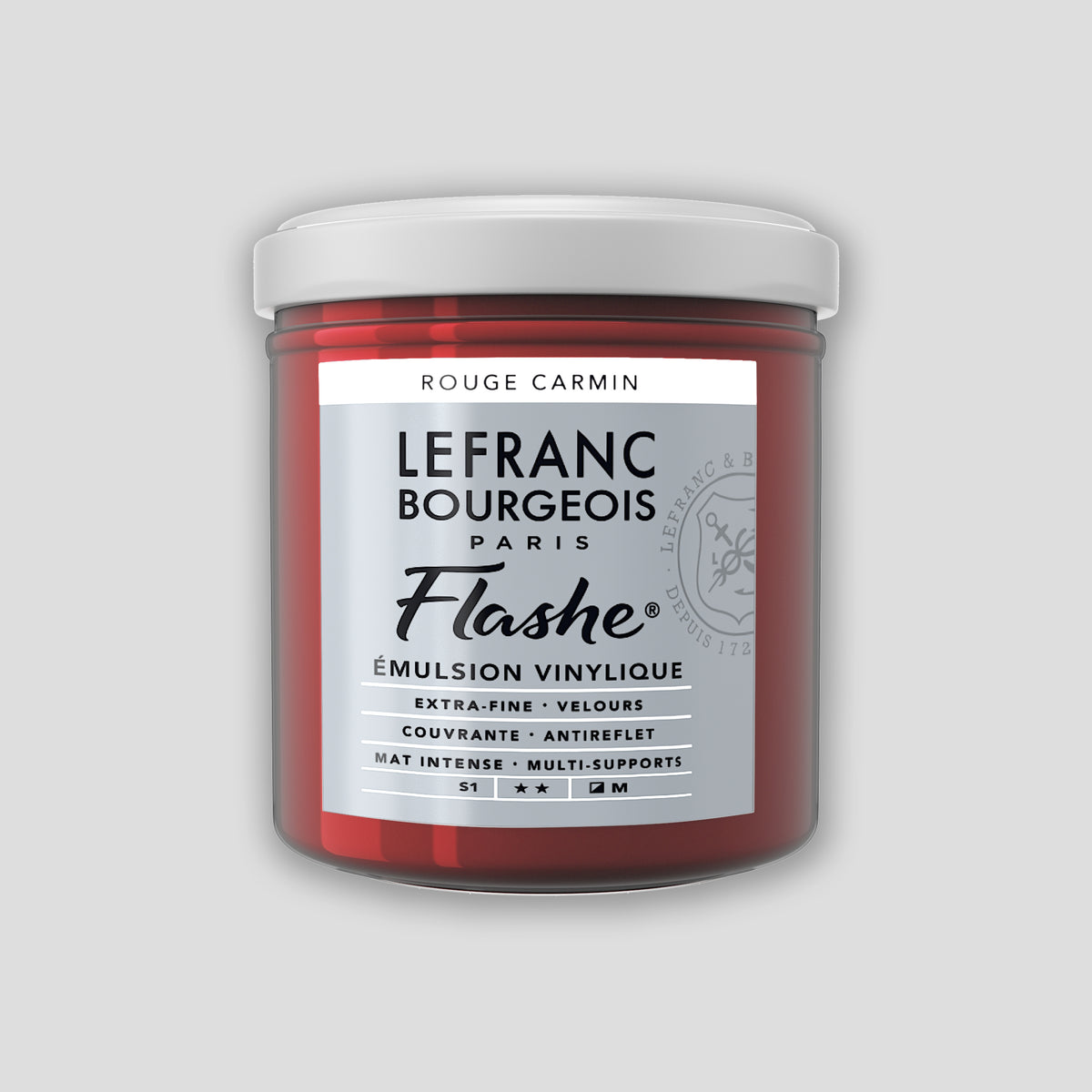 Lefranc Bourgeois Flashe Acrylic Paint 125ml Carmine Red