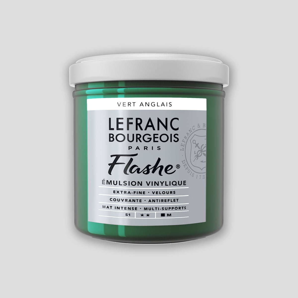 Lefranc Bourgeois Flashe Acrylic Paint 125ml Chrome Green