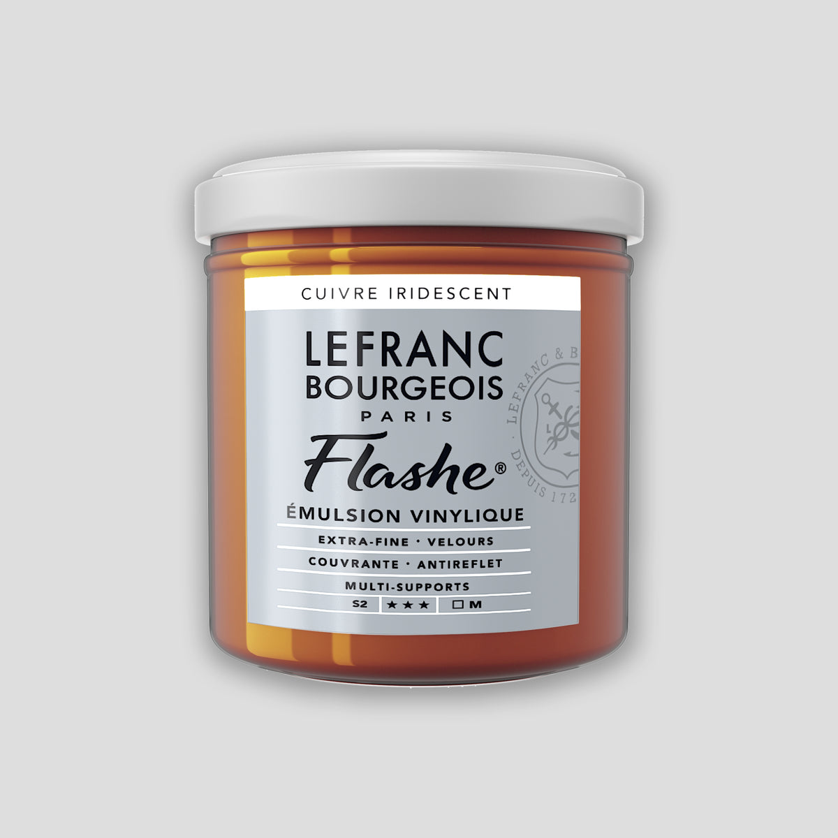 Lefranc Bourgeois Flashe Acrylic Paint 125ml Copper Iridescent